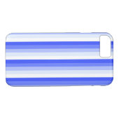 Coques Case-Mate iPhone Bandes d'ombre bleu royal (Dos (Horizontal))