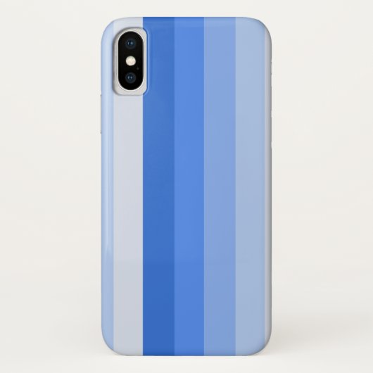 Coques Case-Mate iPhone Bandes d'ombre bleues (Dos)