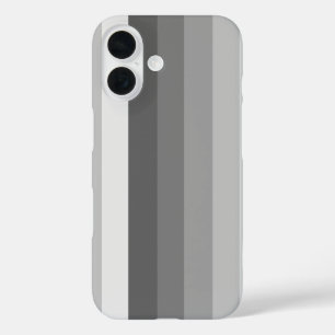 Coques iPhone 16 Bandes d'ombre grises