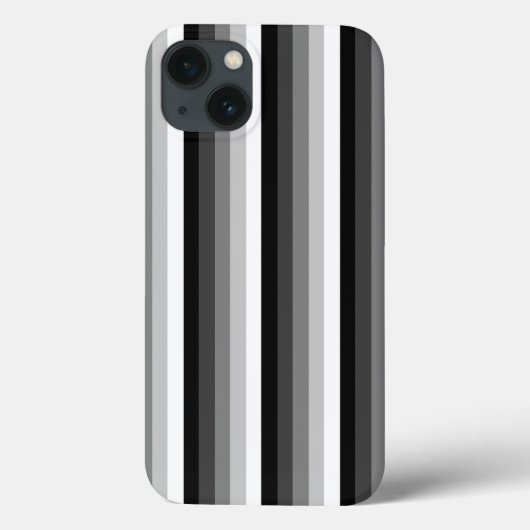 Coques Case-Mate iPhone Bandes d'ombre noir et blanc Coque-Mate iPhone ca (Verso)