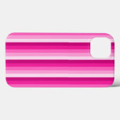 Coques Case-Mate iPhone Bandes d'ombre rose chaud Coque-coque iphone mat (Verso (horizontal))
