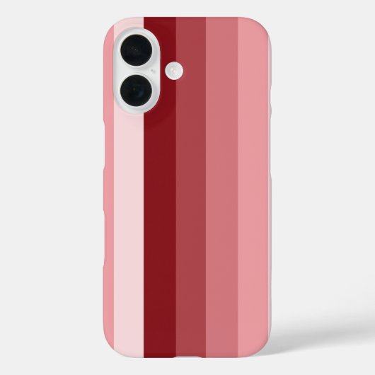 Coques Case-Mate iPhone Bandes d'ombre rouges (Verso)