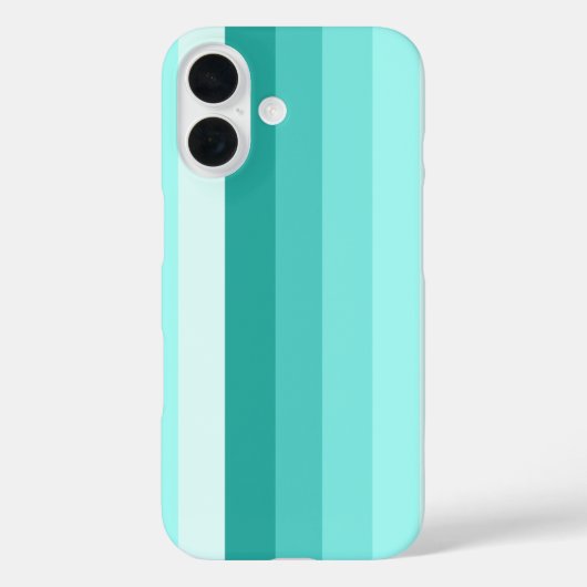 Coques Case-Mate iPhone Bandes d'ombre turquoise (Verso)