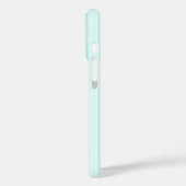 Coques Case-Mate iPhone Bandes d'ombre turquoise (Verso / Gauche)