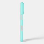 Coques Case-Mate iPhone Bandes d'ombre turquoise (Verso / Droite)