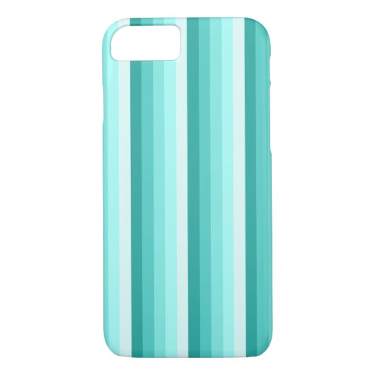 Coques Case-Mate iPhone Bandes d'ombre turquoise (Dos)