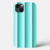Coques Case-Mate iPhone Bandes d'ombre turquoise Coque-coque iphone Mate (Verso)