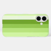 Coques Case-Mate iPhone Bandes d'ombre vert citron (Verso (horizontal))