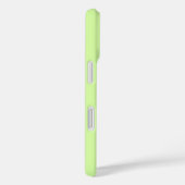 Coques Case-Mate iPhone Bandes d'ombre vert citron (Verso / Droite)