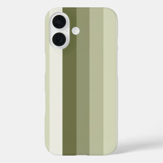 Coques Case-Mate iPhone Bandes d'ombre vert olive (Verso)