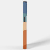 Coques Case-Mate iPhone Bandes d'onde Super rétro avec Monogramme (Verso / Droite)