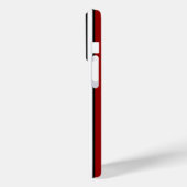 Coques Case-Mate iPhone Bandes élégantes rouge blanc et noir (Verso / Gauche)