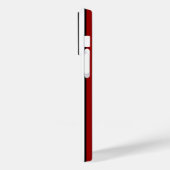 Coques Case-Mate iPhone Bandes élégantes rouge blanc et noir (Verso / Gauche)