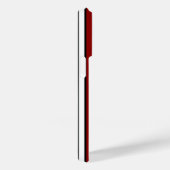 Coques Case-Mate iPhone Bandes élégantes rouge blanc et noir (Verso / Droite)