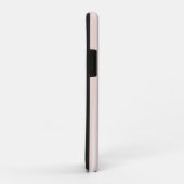 Coques Case-Mate iPhone Bandes estivales en corail et turquoise (Dos/Droite)