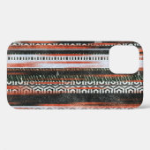 Coques Case-Mate iPhone Bandes ethniques tribales : conception du tapis. (Verso (horizontal))