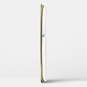 Coques Case-Mate iPhone Bandes géométriques, aquarelle orange (Verso / Gauche)