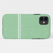 Coques Case-Mate iPhone Bandes géométriques et teintes pastel vert menthe (Dos (Horizontal))