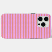 Coques Case-Mate iPhone Bandes géométriques roses (Verso (horizontal))