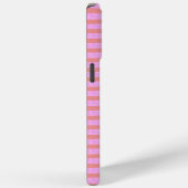 Coques Case-Mate iPhone Bandes géométriques roses (Verso / Droite)