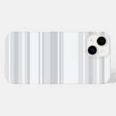 Coques Case-Mate iPhone Bandes gris clair (Verso (horizontal))