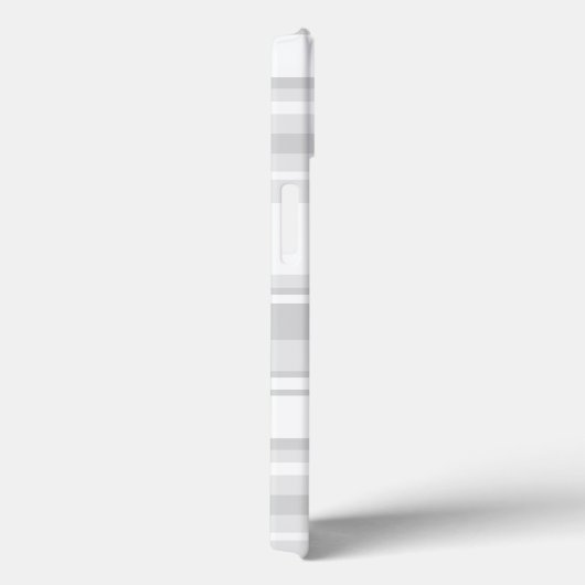 Coques Case-Mate iPhone Bandes gris clair Coque-coque iphone Mate (Verso / Droite)