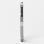 Coques Case-Mate iPhone Bandes grises (Dos/Gauche)