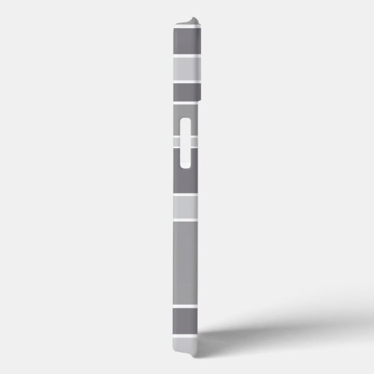 Coques Case-Mate iPhone Bandes grises Coque-coque iphone Mate (Verso / Droite)