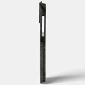 Coques Case-Mate iPhone Bandes grises rugueuses sur le dessin abstrait tac (Verso / Gauche)