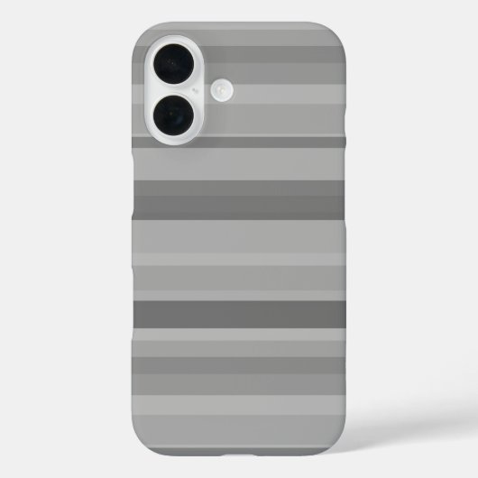 Coques Case-Mate iPhone Bandes horizontales grises (Verso)