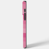 Coques Case-Mate iPhone Bandes inégales - Rose (Verso / Gauche)