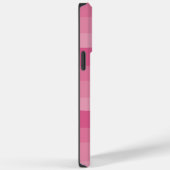 Coques Case-Mate iPhone Bandes inégales - Rose (Verso / Droite)