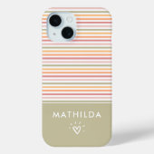 Coques Case-Mate iPhone Bandes lumineuses modernes (Verso)