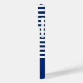 Coques Case-Mate iPhone Bandes Nautiques+Navires Roue Bleu+Blanc (Verso / Gauche)