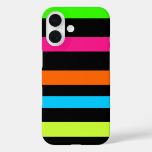 Coques iPhone 16 Bandes néon