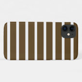 Coques Case-Mate iPhone Bandes neutres de Pecan (Dos (Horizontal))