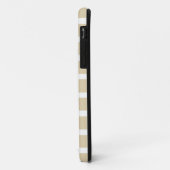 Coques Case-Mate iPhone Bandes neutres en ivoire (Dos/Gauche)