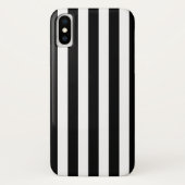 Coques Case-Mate iPhone Bandes noires et blanches (Dos)