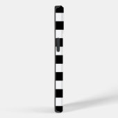 Coques Case-Mate iPhone Bandes noires profondes Nom ou monogramme iPhone 1 (Verso / Droite)