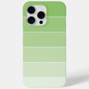 Coque iPhone 15 Pro Max Bandes Ombré vertes