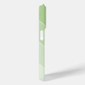 Coques Case-Mate iPhone Bandes Ombré vertes (Verso / Droite)