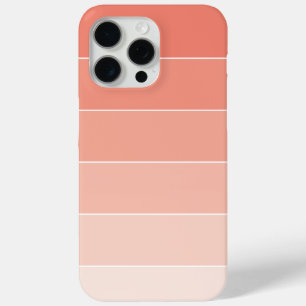 Coque iPhone 15 Pro Max Bandes orange Ombré
