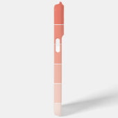 Coques Case-Mate iPhone Bandes orange Ombré (Verso / Droite)
