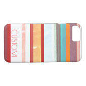 Coques Case-Mate iPhone Bandes personnalisées (Dos (Horizontal))