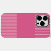 Coques Case-Mate iPhone Bandes Pop Couleur - Rose (Verso (horizontal))