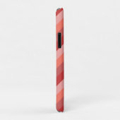 Coques Case-Mate iPhone Bandes roses de corail (Dos/Droite)