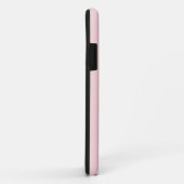 Coques Case-Mate iPhone Bandes roses et blanches (Dos/Droite)