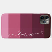 Coques Case-Mate iPhone Bandes roses et Brown CouleurBloc Personnaliser le (Dos (Horizontal))