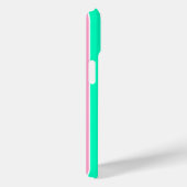 Coques Case-Mate iPhone Bandes roses et vertes (Verso / Droite)