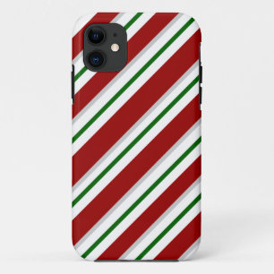 Coques Pour iPhone Bandes rouges et vertes